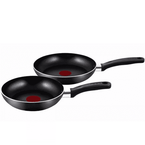Tefal Frying Pan Set Aluminium Non-Stick Thermo Signal Easy Clean 20cm & 24cm