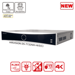 12MP DS-7732NXI-I4/S(C)) 32 Channel 4 SATA DeepMind Facial Recognition NVR