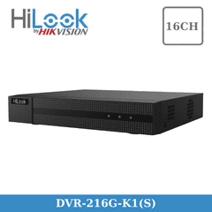 16-ch HiLook by Hikvision DVR-216G-K1 1080p Lite 1U H.265 DVR (Offer)