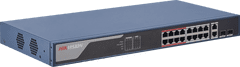 16 Port DS-3E1318P-EI Hikvision 100Mbps smart managed PoE switch