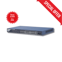 24-Port  DS-3E1326P-SI  Hikvision Smart Managed 24-Port 100 Mbps PoE Switch (Offer)