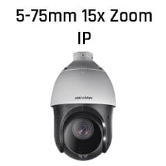 2MP 15x Zoom DS-2DE4215IW-DE (T5) 100 Metre IR Ultra-Low Light IP PTZ Camera