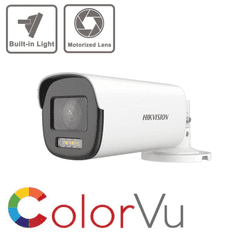 2MP DS-2CE19DF8T-AZE  ColorVu PoC Motorised Varifocal Bullet