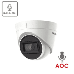 2MP DS-2CE78D0T-IT3FS Hikvision HD-TVI 2.8mm Fixed Lens Turret Camera, 40m Smart IR, Built-In Mic