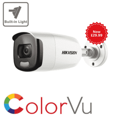 2MP Hikvision DS-2CE12DFT-F(3.6MM) ColorVu Bullet Camera  Lens, 40m White Light Distance (Offer)
