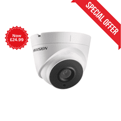 2MP Hikvision DS-2CE56D8T-IT3E(2.8mm) Ultra Low Light Poc Turret Dome Camera, 40m IR (Offer)