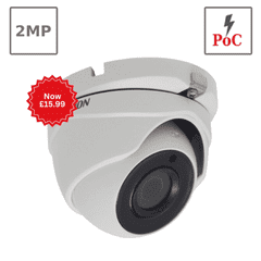 2MP Hikvision DS-2CE56D8T-ITME Pro Series, Turbo HD IR 30M Ultra Low Light PoC Turret Camera (Offer)