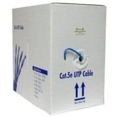 305 Metre Internal CAT5e UTP box (CCA)   -   (CAT5 e-305-UTP) Colour May Vary