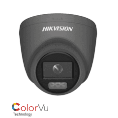 3K Hikvision DS-2CE72KF3T- 3K ColorVu Fixed Lens Turret Grey Camera - 2.8MM (Offer)