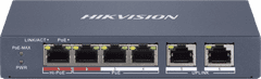 4-Port DS-3E1106HP-EI Hikvision 100Mbps Smart Managed PoE switch