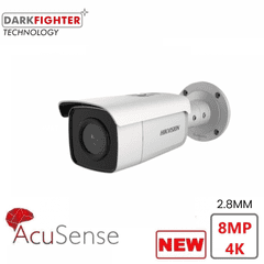 4K Hikvision DS-2CD2T85G1-I5 Powered-by-DarkFighter Fixed Bullet Network Camera (2.8mm)