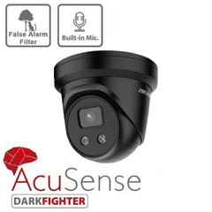 4MP DS-2CD2346G2-IU BLACK AcuSense Hikvision Outdoor IR Fixed Turret Network Camera