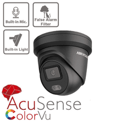 4MP DS-2CD2347G2-LU/B(4MM) Black ColorVu Fixed Turret Network Camera