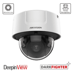 4MP Hikvision iDS-2CD8146G0-IZS DeepinView Face Recognition Indoor Motorised Varifocal Dome 8-32mm (Offer)