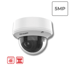 5 MP Hikvision DS-2CE5AH0T-AVPIT3ZF/2.7-13.5mm Vandal Motorised Varifocal Dome Camera(Offer)