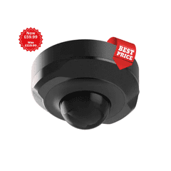 8MP Ajax 76023.214.BL1(2.8mm) Baseline Dome Mini Wired IP Camera, 100°-110° View Angle Black (Offer)