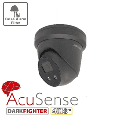 8MP DS-2CD2386G2-I Grey AcuSense Turret Network Camera Hikvision