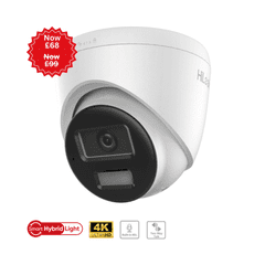 8MP HiLook IPC-T280HA-LUF/SL(2.8mm) Smart Hybrid Light MD 2.0 Turret Camera (offer)