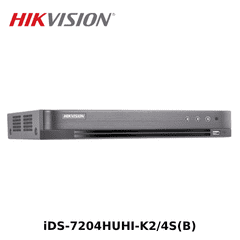 8MP Lite 4-Ch DVR - Hikvision iDS-7204HUHI-K2/4S(C) 1U H.265 AcuSense DVR
