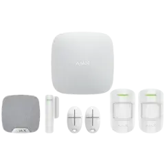 Ajax 23328.47.WH1 Kit 2 Plus Apartment With KeyFobs White (Offer)