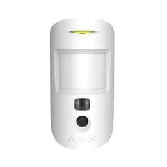 Ajax 36491.120.WH1 MotionCam PhoD WIreless PIR Motion Detector, 12m, White
