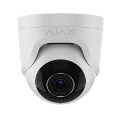 Ajax 64927.197.WH1 8MP TurretCam Wired Security IP Camera, 2.8mm Fixed Lens, White