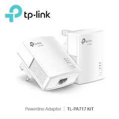 AV1000 Powerline Adapter Gigabit Ethernet Starter Kit NON Pass through (TL-PA7017 KIT)