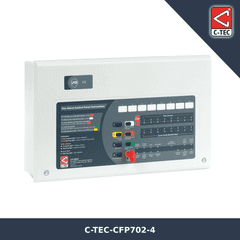 C-TEC CFP702-4 CFP Standard Two-Zone Fire Alarm Panel