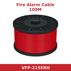 Fire Alarm Cable Ventcroft VFP-215ERH 100m 1.5mm Red Cable for Fire Alarm