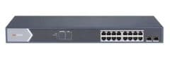 Hikision DS-3E1518P-SI 16 Port Gigabit Smart POE Switch  + 2 Fibre Uplinks (Offer)