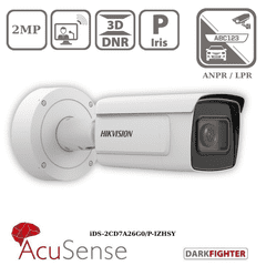 HIKVISION IDS-2CD7A26G0/P-IZHSY(8-32MM) 2MP ANPR / LPR Motorised Varifocal Bullet Network Camera