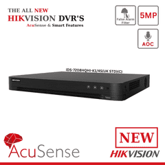 Hikvision iDS-7208HQHI-K1/4S(UK STD)(C)  - 5MP/3K 8 Channel Turbo HD 4.0 AOC