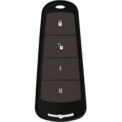 Pyronix 2 Way Wireless 4 Button Key Fob - KEYFOB-WE