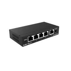 RG-ES205GC 5-Port Gigabit Smart Switch, 5 Gigabit RJ45 Ports, Desktop Steel Case