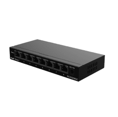 RG-ES208GC 8 Port Gigabit RJ45 Ports,Smart Cloud Mananged Non-PoE Switch, Desktop Steel Case