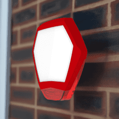 Texecom WDB-0012 Odyssey X3 Cover (White/Red)