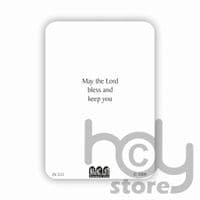 May the Lord bless and keep you prayer card