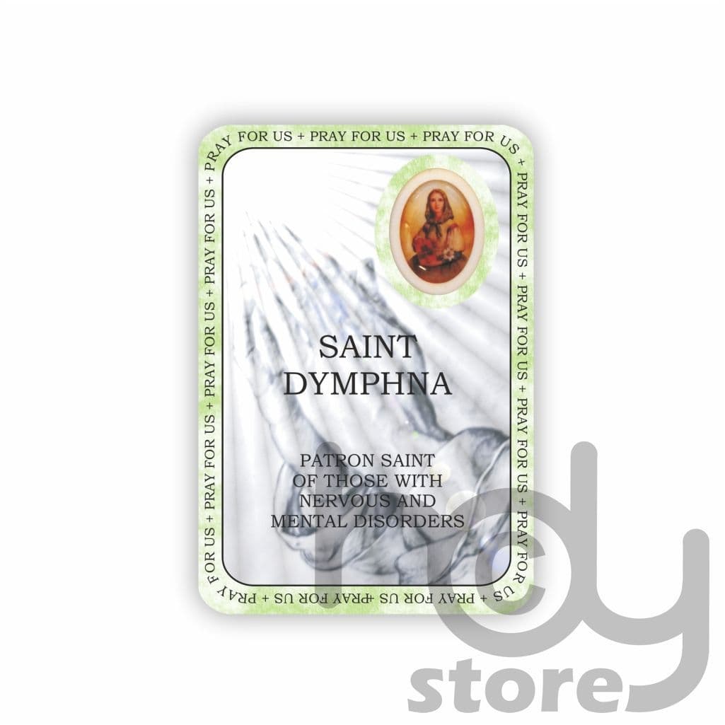 Nervous Mental Disorders Prayer Card Booklet St Dymphna