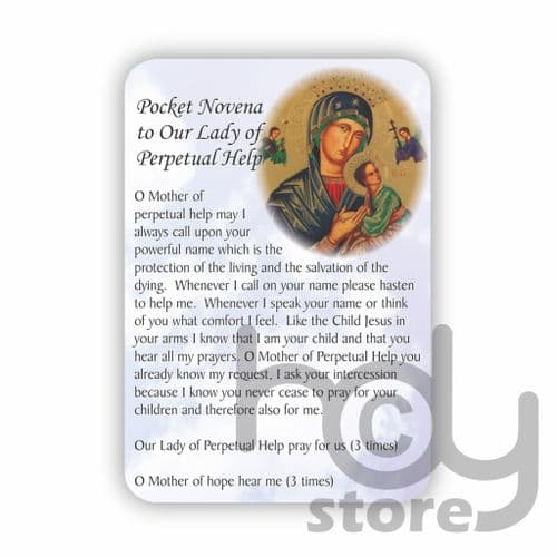 Our Lady of Perpetual Help Pocket Novena Card