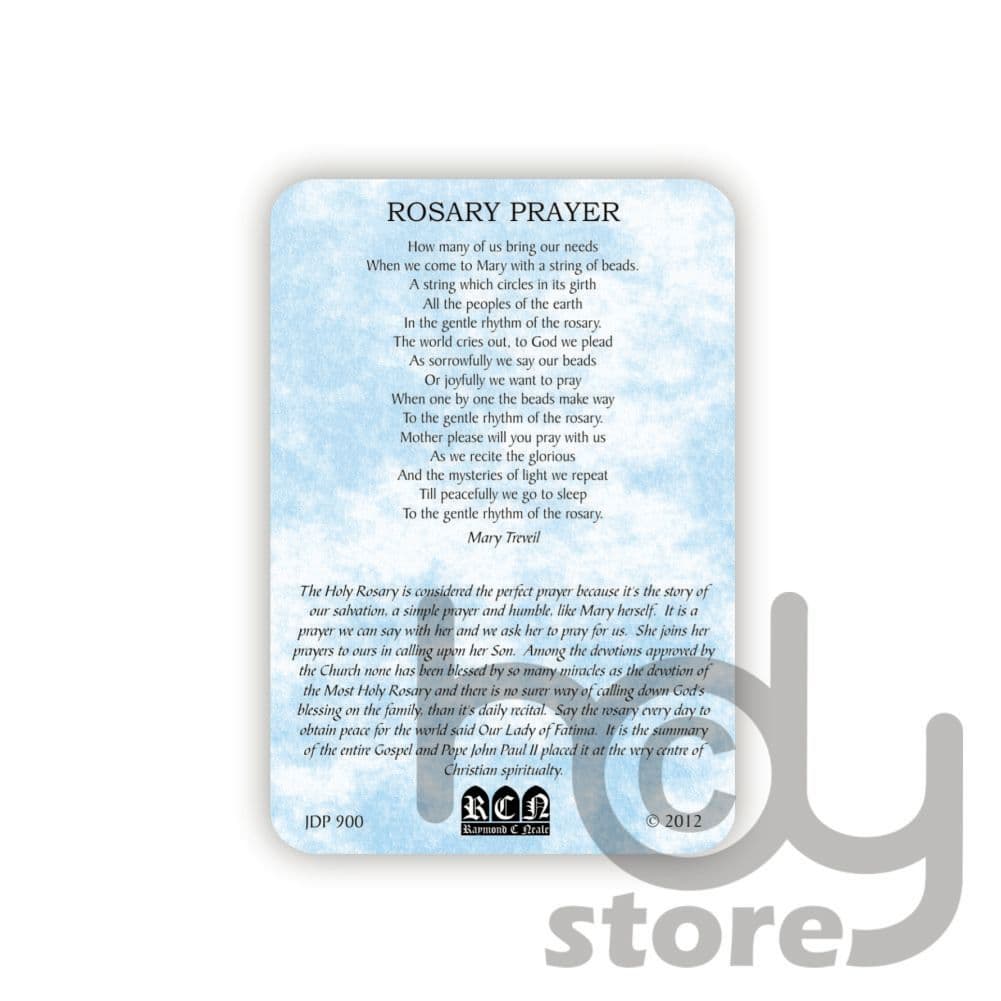 The Rosary Prayer Card Booklet