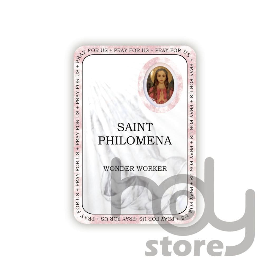 Wonder Worker Prayer Card Booklet St Philomena