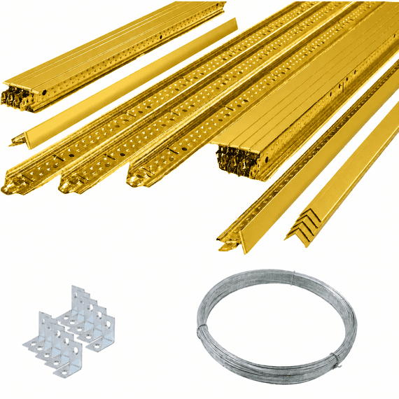 10m2 Complete Golden Grid System x 24mm Wide ( Tiles Not Included).