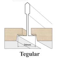 595mm x 595mm Ecophon Tegular Advantage Ceiling Tiles
