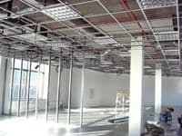 5m2 White Suspended Ceiling Grid System 600 x 600