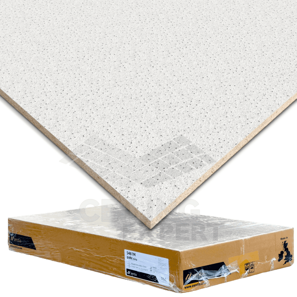 ARMSTRONG DUNE SUPREME FLAT CEILING TILES BOARD 1200 x 600mm EDGE 24MM GRID