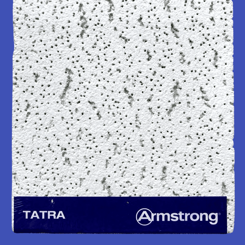 ARMSTRONG TATRA FLAT CEILING TILES BOARD 1200 x 600mm SQUARE EDGE 24MM