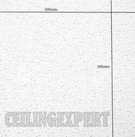 ARMSTRONG TATRA TEGULAR CEILING TILES BOARD 600 x 600mm SQUARE EDGE 24MM GRID UK