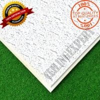 ARMSTRONG TATRA TEGULAR CEILING TILES BOARD 600 x 600mm SQUARE EDGE 24MM GRID UK