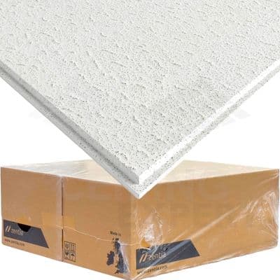 ARMSTRONG TATRA TEGULAR CEILING TILES BOARD 600 x 600mm SQUARE EDGE 24MM GRID UK