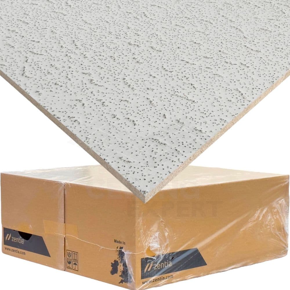 Armstrong Zentia Tatra Board BP958M 600 x 600mm Square Edge Ceiling Tiles